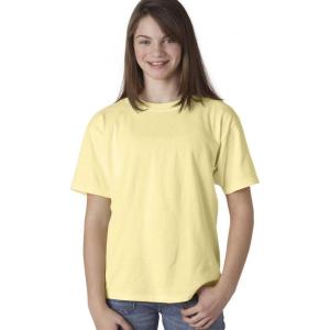 imageChouinard 9018 Youth GarmentDyed RingSpun Cotton Tee Butter Medium