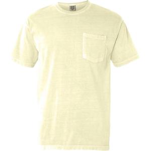 imageComfort C1717 Colors 61 oz Ringspun GarmentDyed TShirtBanana Dirdye
