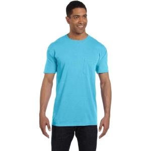 imageComfort C1717 Colors 61 oz Ringspun GarmentDyed TShirtLagoon Blue