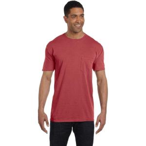 imageComfort C1717 Colors 61 oz Ringspun GarmentDyed TShirtLarge crimson