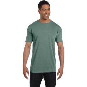 imageComfort C1717 Colors 61 oz Ringspun GarmentDyed TShirtLight Green