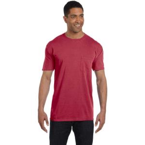 imageComfort C1717 Colors 61 oz Ringspun GarmentDyed TShirtMedium chili