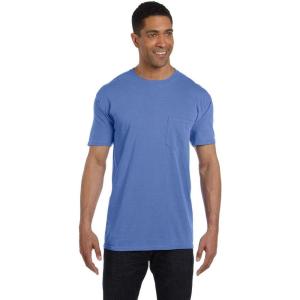 imageComfort C1717 Colors 61 oz Ringspun GarmentDyed TShirtMystic Blue