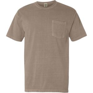 imageComfort C1717 Colors 61 oz Ringspun GarmentDyed TShirtSmall khaki