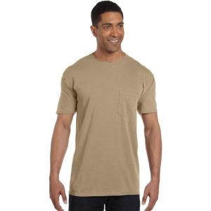 imageComfort C1717 Colors 61 oz Ringspun GarmentDyed TShirtXlarge khaki