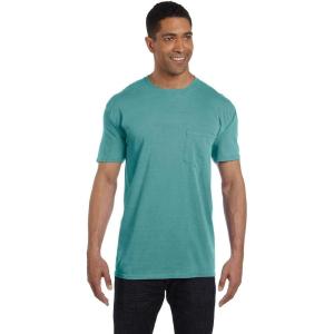 imageComfort C1717 Colors 61 oz Ringspun GarmentDyed TShirtXlarge seafoam