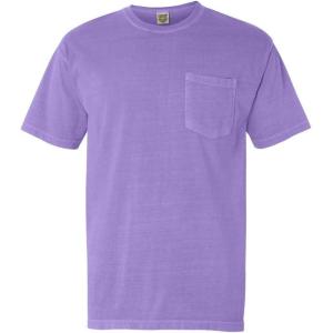 imageComfort C1717 Colors 61 oz Ringspun GarmentDyed TShirtXxlarge violet