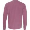 imageComfort color Mens C4410 Heavyweight Long Sleeve Pocket TShirtBerry