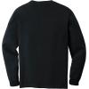 imageComfort color Mens C4410 Heavyweight Long Sleeve Pocket TShirtBlack