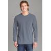 imageComfort color Mens C4410 Heavyweight Long Sleeve Pocket TShirtBlue Jean