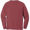 imageComfort color Mens C4410 Heavyweight Long Sleeve Pocket TShirtBrick