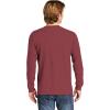 imageComfort color Mens C4410 Heavyweight Long Sleeve Pocket TShirtBrick