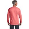 imageComfort color Mens C4410 Heavyweight Long Sleeve Pocket TShirtBright Salmon