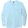 imageComfort color Mens C4410 Heavyweight Long Sleeve Pocket TShirtChambray