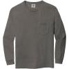 imageComfort color Mens C4410 Heavyweight Long Sleeve Pocket TShirtGrey