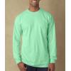 imageComfort color Mens C4410 Heavyweight Long Sleeve Pocket TShirtIsland Reef