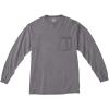 imageComfort color Mens C4410 Heavyweight Long Sleeve Pocket TShirtLarge graphite