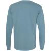imageComfort color Mens C4410 Heavyweight Long Sleeve Pocket TShirtMedium ice Blue