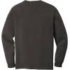 imageComfort color Mens C4410 Heavyweight Long Sleeve Pocket TShirtPepper