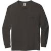 imageComfort color Mens C4410 Heavyweight Long Sleeve Pocket TShirtPepper