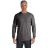 imageComfort color Mens C4410 Heavyweight Long Sleeve Pocket TShirtRed