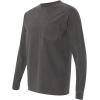 imageComfort color Mens C4410 Heavyweight Long Sleeve Pocket TShirtRed