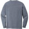 imageComfort color Mens C4410 Heavyweight Long Sleeve Pocket TShirtSmall blue Jean