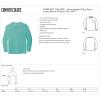 imageComfort color Mens C4410 Heavyweight Long Sleeve Pocket TShirtSmall blue Jean
