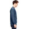 imageComfort color Mens C4410 Heavyweight Long Sleeve Pocket TShirtTrue Navy