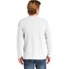 imageComfort color Mens C4410 Heavyweight Long Sleeve Pocket TShirtWhite