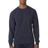 imageComfort color Mens C4410 Heavyweight Long Sleeve Pocket TShirtXxlarge midnight