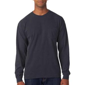imageComfort color Mens C4410 Heavyweight Long Sleeve Pocket TShirtXlarge graphite Dirdye