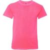 imageYouth 54 oz Ringspun GarmentDyed TShirt NEON PINK XSmall