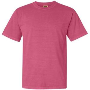 imageComfort Colors Adult Heavyweight Short Sleeve Tee Style G1717G1745 MultipackCrunchberry Pink
