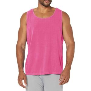 imageComfort Colors Mens Adult Tank Top Style 9360Neon Pink Dirdye