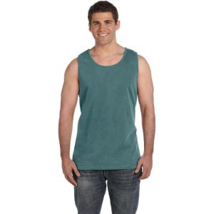 imageComfort Colors Adult GarmentDyed Sleeveless TankBlue Spruce