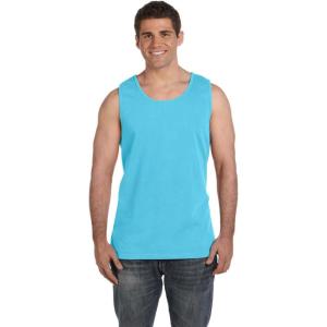 imageComfort Colors Adult GarmentDyed Sleeveless TankLagoon Blue