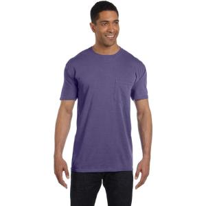 imageComfort Colors Adult Short Sleeve Pocket Tee Style 6030Grape