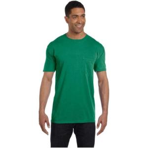 imageComfort Colors Adult Short Sleeve Pocket Tee Style 6030Grass