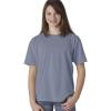imageChouinard 9018 Youth GarmentDyed RingSpun Cotton Tee Washed Denim Small
