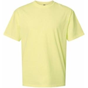 imageComfort Colors UnisexAdult Short Sleeve Tee Style G1717Neon Lemon 1pack