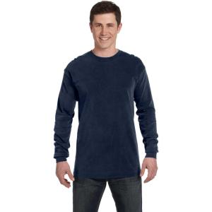 imageComfort Colors Ringspun GarmentDyed LongSleeve TShirt C6014Small true Navy