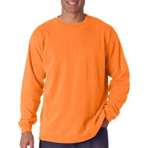 imageComfort Colors Ringspun GarmentDyed LongSleeve TShirt C6014Xlarge melon