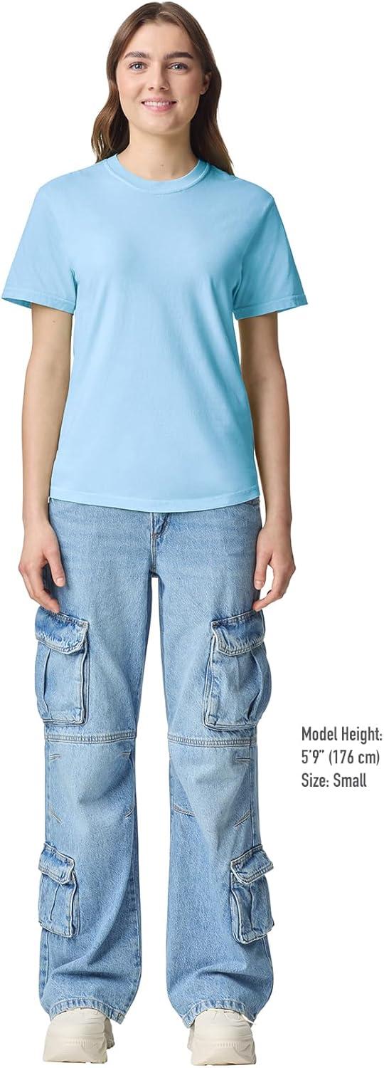 imageComfort Colors Adult Heavyweight Short Sleeve Tee Style G1717G1745 MultipackChambray 1pack