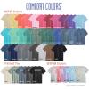 imageComfort Colors Adult Heavyweight Short Sleeve Tee Style G1717G1745 MultipackWhite 1pack