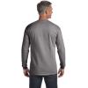 imageMens 4410 Heavyweight Long Sleeve Pocket TShirtXxxlarge granite