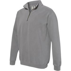 imageComfort Colors Adult 14 Zip Sweatshirt Style 1580Steel Grey