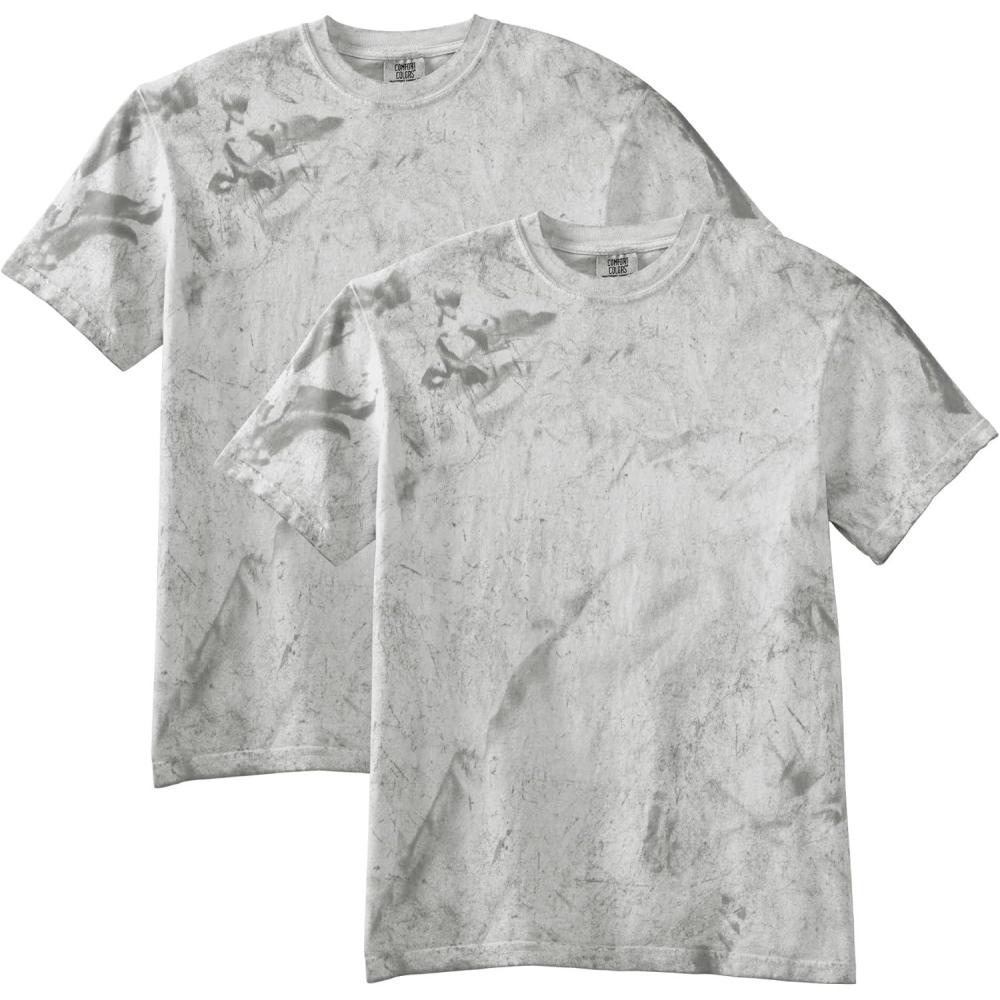 image:imageComfort Colors Adult Heavyweight Short Sleeve Tee Style G1717G1745 MultipackSmoke