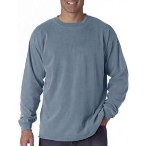 image:imageComfort Colors Adult Long Sleeve Tee Style 6014Ice Blue