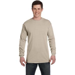 image:imageComfort Colors Adult Long Sleeve Tee Style 6014Sandstone